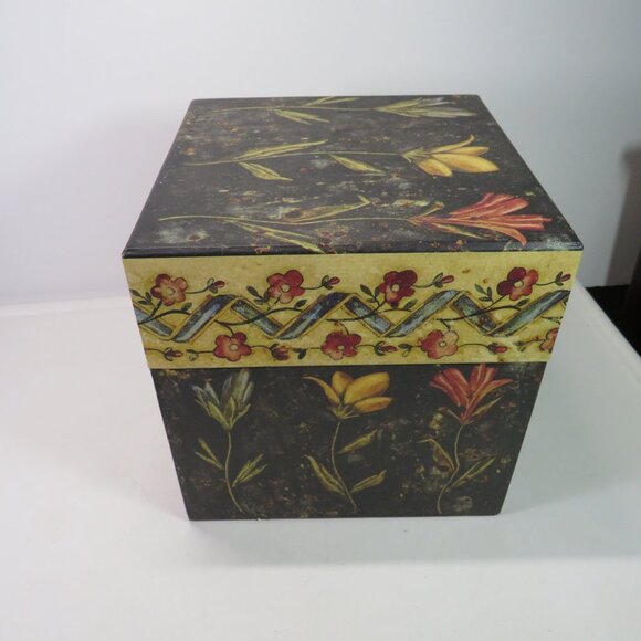 Black Fall Floral Gift - Storage Box Bob's Boxes - Picture 2 of 7